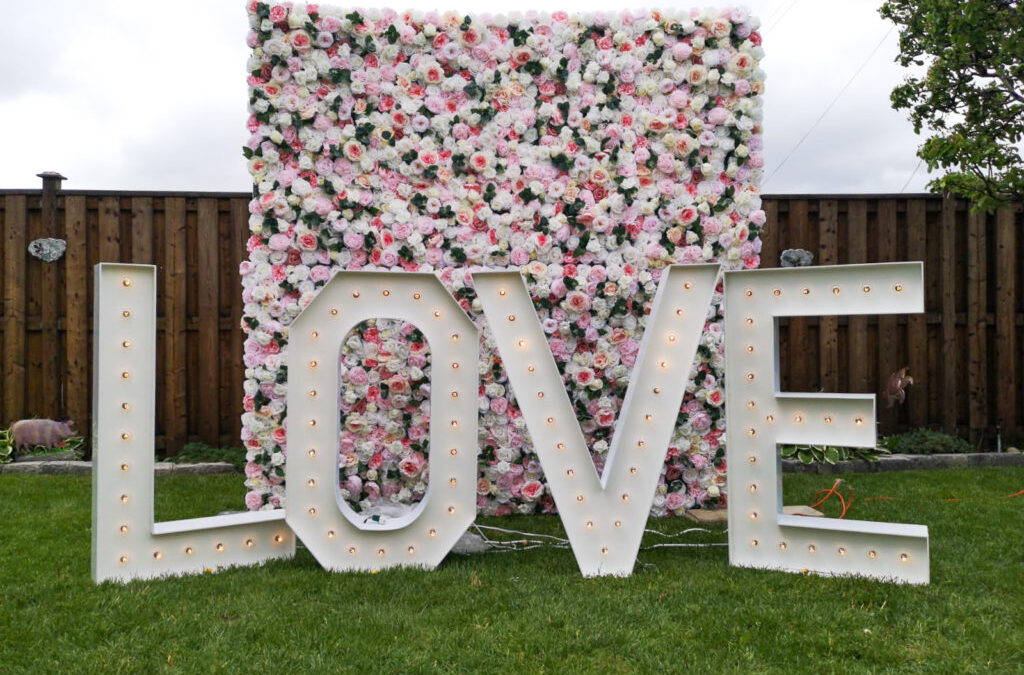 Decorate Your Backyard with Oshawa Marquee Letter Rentals