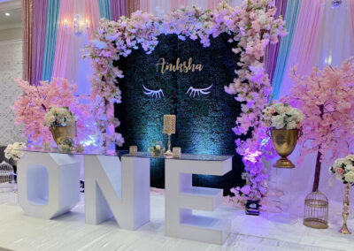 kitchener marquee letter table