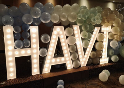 Orillia marquee letter rentals