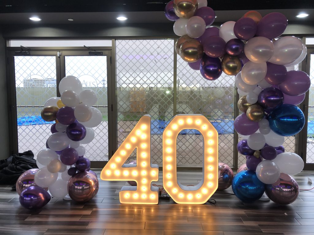 Marquee Letters - Birthday Decorations with Brampton Event Decor Service