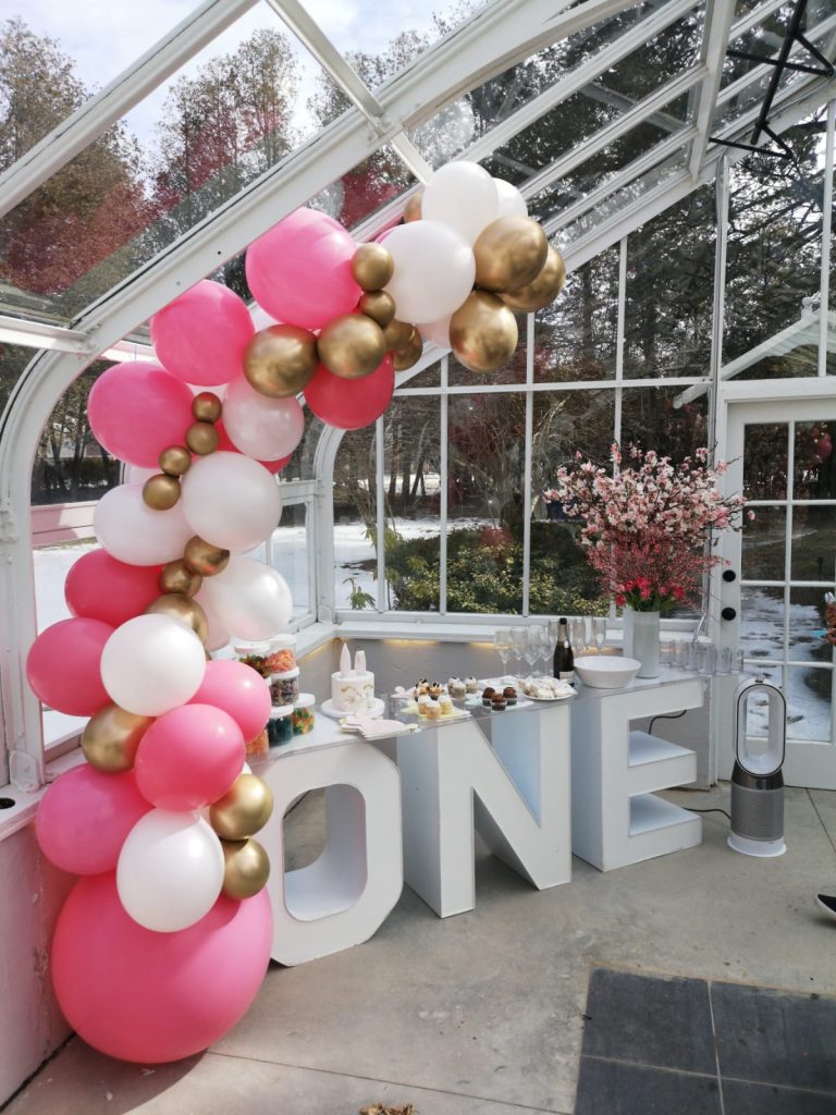Marquee Letter Table Rentals for Showcasing the Cake and Presents