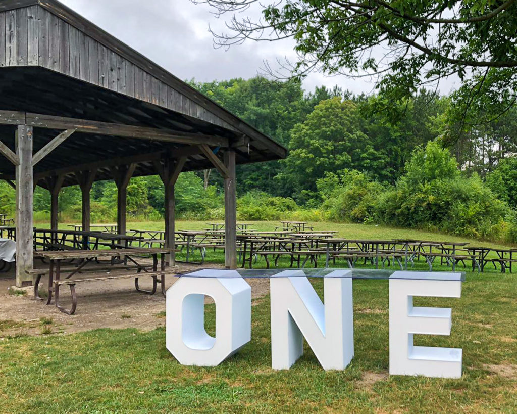 One Table Letters - Oshawa Marquee Letter Rentals