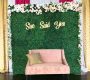 green-high-tea-flower-wall